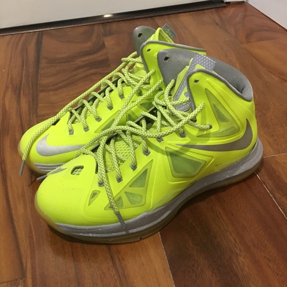 lime green lebron 10